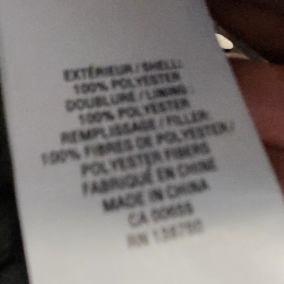 Womens Reitmans Black Puffer Winter Coat w Faux Fur Hood Size L - Picture 4 of 10